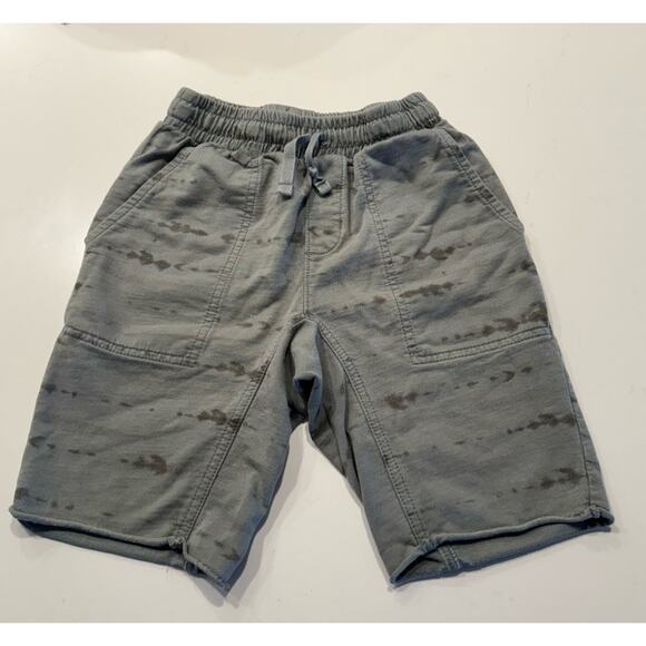 Tea Collection Printed Shorts Boys Size 8 Green Elastic Waist Pull On Pockets - Picture 1 of 8